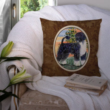 Load image into Gallery viewer, Portuguese Water Dog Throw Pillow - 14x14 Decorative Pillow – Art for Your Home &amp; Patio