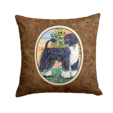 Load image into Gallery viewer, Portuguese Water Dog Throw Pillow - 14x14 Decorative Pillow – Art for Your Home &amp; Patio