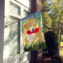 Load image into Gallery viewer, Golden Retriever Flag Canvas House Size