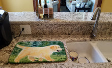 Load image into Gallery viewer, Golden Retriever Dish Drying Mat – Absorbent, Artistic Kitchen Essentials SS8859DDM