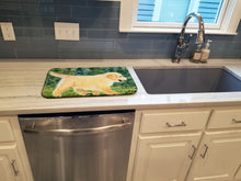Load image into Gallery viewer, Golden Retriever Dish Drying Mat – Absorbent, Artistic Kitchen Essentials SS8859DDM