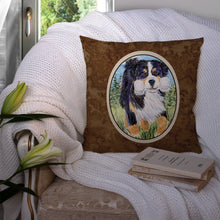 Load image into Gallery viewer, Bernese Mountain Dog Throw Pillow - 14x14 Decorative Pillow – Art for Your Home &amp; Patio