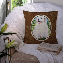 Load image into Gallery viewer, Great Pyrenees Throw Pillow - 14x14 Decorative Pillow – Art for Your Home &amp; Patio