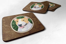 Load image into Gallery viewer, Bull Terrier Coasters - Set of 4 Lightweight Foam, Absorbent Drink Coasters