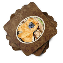 Load image into Gallery viewer, Chow Chow Coasters - Set of 4 Lightweight Foam, Absorbent Drink Coasters