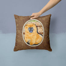 Load image into Gallery viewer, Chow Chow Throw Pillow - 14x14 Decorative Pillow – Art for Your Home &amp; Patio