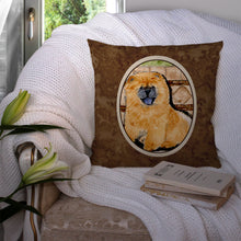 Load image into Gallery viewer, Chow Chow Throw Pillow - 14x14 Decorative Pillow – Art for Your Home &amp; Patio