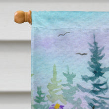 Load image into Gallery viewer, Golden Retriever Flag Canvas House Size