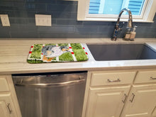 Load image into Gallery viewer, Australian Shepherd Dish Drying Mat – Absorbent, Artistic Kitchen Essentials SS8885DDM