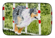 Load image into Gallery viewer, Australian Shepherd Dish Drying Mat – Absorbent, Artistic Kitchen Essentials SS8885DDM
