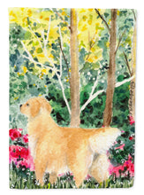 Load image into Gallery viewer, Golden Retriever Flag Canvas House Size