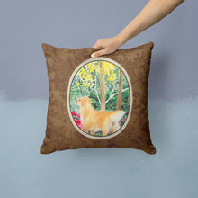 Load image into Gallery viewer, Golden Retriever Throw Pillow - 14x14 Decorative Pillow – Art for Your Home &amp; Patio