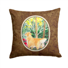 Load image into Gallery viewer, Golden Retriever Throw Pillow - 14x14 Decorative Pillow – Art for Your Home &amp; Patio
