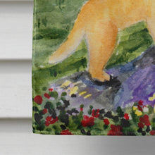Load image into Gallery viewer, Golden Retriever Flag Canvas House Size