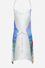 Load image into Gallery viewer, Lighthouse with Bichon Frise Apron – Artist-Designed Kitchen, BBQ &amp; Craft Apron