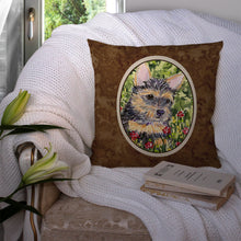 Load image into Gallery viewer, Norwich Terrier Throw Pillow - 14x14 Decorative Pillow – Art for Your Home &amp; Patio