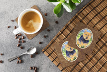 Load image into Gallery viewer, Norwich Terrier Coasters - Set of 4 Lightweight Foam, Absorbent Drink Coasters