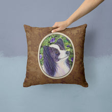 Load image into Gallery viewer, Papillon Throw Pillow - 14x14 Decorative Pillow – Art for Your Home &amp; Patio