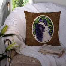 Load image into Gallery viewer, Papillon Throw Pillow - 14x14 Decorative Pillow – Art for Your Home &amp; Patio