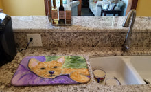 Load image into Gallery viewer, Norwich Terrier Dish Drying Mat – Absorbent, Artistic Kitchen Essentials SS8898DDM