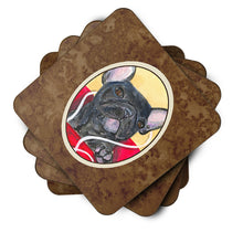 Load image into Gallery viewer, French Bulldog Coasters - Set of 4 Lightweight Foam, Absorbent Drink Coasters