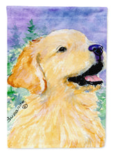 Load image into Gallery viewer, Golden Retriever Flag Canvas House Size
