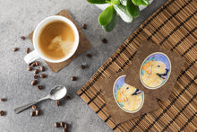 Load image into Gallery viewer, Golden Retriever Coasters - Set of 4 Lightweight Foam, Absorbent Drink Coasters