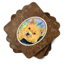 Load image into Gallery viewer, Norwich Terrier Coasters - Set of 4 Lightweight Foam, Absorbent Drink Coasters