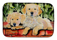 Load image into Gallery viewer, Golden Retriever Dish Drying Mat – Absorbent, Artistic Kitchen Essentials SS8908DDM