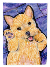 Load image into Gallery viewer, Norwich Terrier Flag Canvas House Size