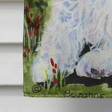 Load image into Gallery viewer, Bichon Frise Flag Canvas House Size