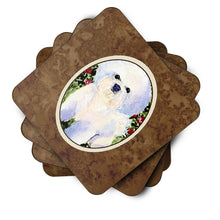 Load image into Gallery viewer, Bichon Frise Coasters - Set of 4 Lightweight Foam, Absorbent Drink Coasters