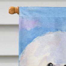 Load image into Gallery viewer, Bichon Frise Flag Canvas House Size