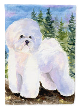 Load image into Gallery viewer, Bichon Frise Flag Canvas House Size