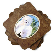 Load image into Gallery viewer, Bichon Frise Coasters - Set of 4 Lightweight Foam, Absorbent Drink Coasters