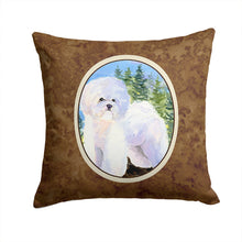 Load image into Gallery viewer, Bichon Frise Throw Pillow - 14x14 Decorative Pillow – Art for Your Home &amp; Patio