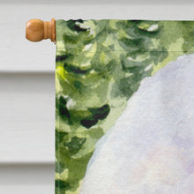 Load image into Gallery viewer, Bichon Frise Flag Canvas House Size