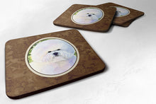 Load image into Gallery viewer, Bichon Frise Coasters - Set of 4 Lightweight Foam, Absorbent Drink Coasters