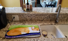 Load image into Gallery viewer, Corgi Dish Drying Mat – Absorbent, Artistic Kitchen Essentials SS8920DDM