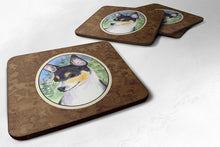 Load image into Gallery viewer, Fox Terrier Coasters - Set of 4 Lightweight Foam, Absorbent Drink Coasters