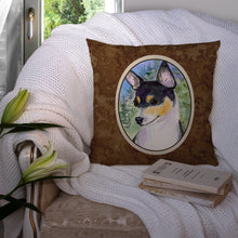 Load image into Gallery viewer, Fox Terrier Throw Pillow - 14x14 Decorative Pillow – Art for Your Home &amp; Patio