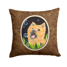 Load image into Gallery viewer, Cairn Terrier Throw Pillow - 14x14 Decorative Pillow – Art for Your Home &amp; Patio