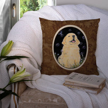 Load image into Gallery viewer, Golden Retriever Throw Pillow - 14x14 Decorative Pillow – Art for Your Home &amp; Patio