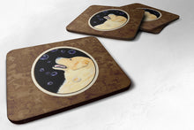Load image into Gallery viewer, Golden Retriever Coasters - Set of 4 Lightweight Foam, Absorbent Drink Coasters