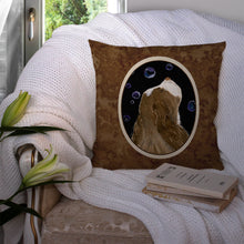Load image into Gallery viewer, Springer Spaniel Throw Pillow - 14x14 Decorative Pillow – Art for Your Home &amp; Patio
