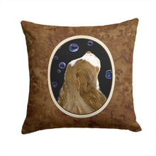 Load image into Gallery viewer, Springer Spaniel Throw Pillow - 14x14 Decorative Pillow – Art for Your Home &amp; Patio