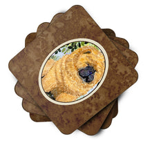 Load image into Gallery viewer, Chow Chow Coasters - Set of 4 Lightweight Foam, Absorbent Drink Coasters