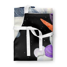 Load image into Gallery viewer, Snowman with Bearded Collie Apron – Artist-Designed Kitchen, BBQ &amp; Craft Apron