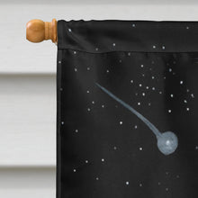 Load image into Gallery viewer, Snowman with Bearded Collie Flag Canvas House Size