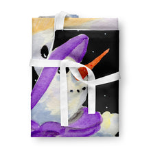 Load image into Gallery viewer, Snowman with Golden Retriever Apron – Artist-Designed Kitchen, BBQ &amp; Craft Apron